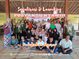 Launching Posyandu Nyawiji di Dusun Ngerco